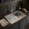 Pure.Sink Luxion Stainless steel sink 55x40 cm undermount, flush mount, and top mount PLX5540-02